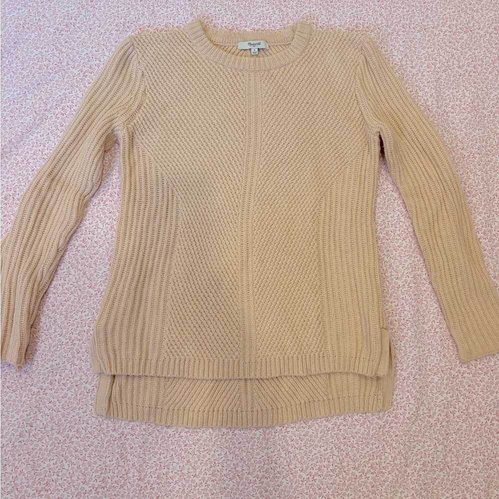 Madewell Light Pink Knit Sweater